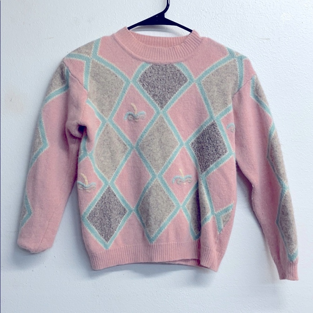 Pastel knit sweater